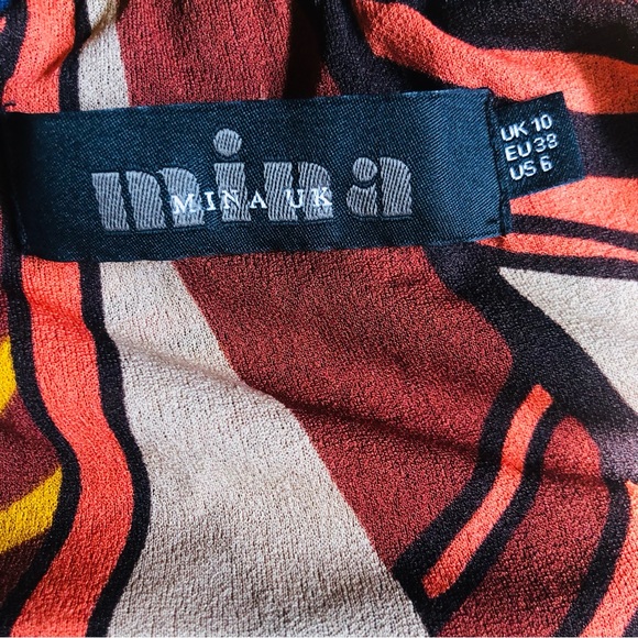 70’s Geo~Patterned Tunic Dress - Picture 6 of 7